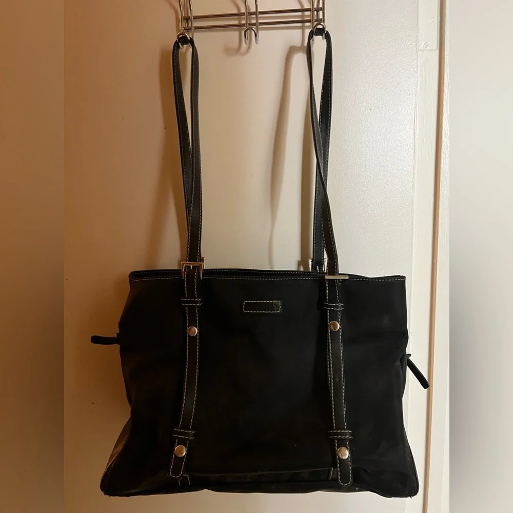 Storksak Gigi Diaper bag in black nylon - Picture 14 of 16